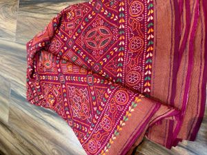 Vibrant Bandhani Silk Saree