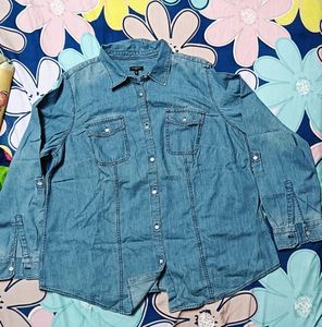 Branded Denim Shirt+Free Shades