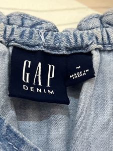 Brand New Gap Sleeveless Denim Dress For 6-8yr