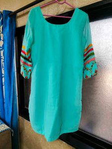 Stunning Turquoise Sharara Suit Price drop