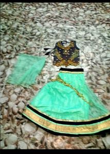 Lehenga Choli Set 4 and 6 years girls