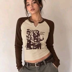 Graphic Long Sleeve Raglan T-Shirt