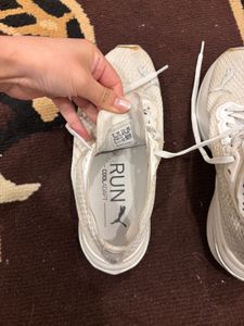 Puma White Running Shoes