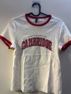 H&M University of Cambridge Ringer Tee