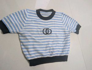 Striped Knit Top