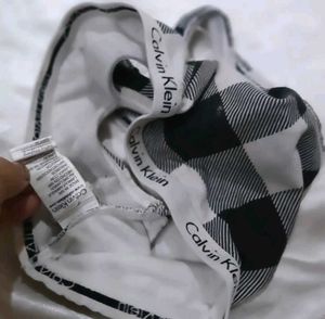 Calvin Klein Buffalo Plaid Sports Bra