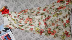 Floral Print Maxi Dress