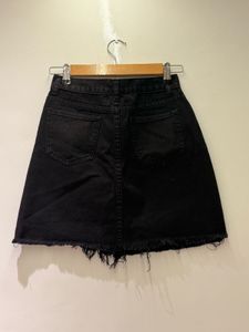 ❗️Black Denim Mini Skirt❗️