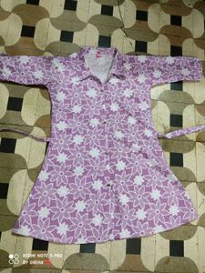 Chic Floral Print Kurta