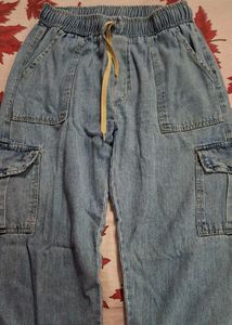 Denim Relaxed Fit Jeans/joggers