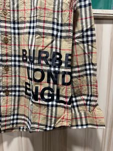 Burberry London Beige Check Print Shirt