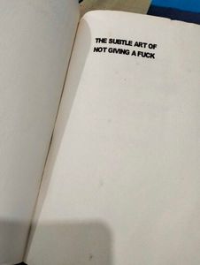 The Subtle Art of Not Giving