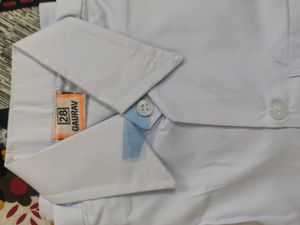 White Collared Shirt and Pant - pack of 2