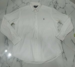 Classic White Polo Ralph Lauren Shirt