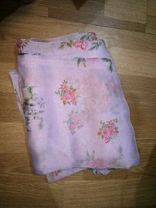 Beautiful Floral Print Saree