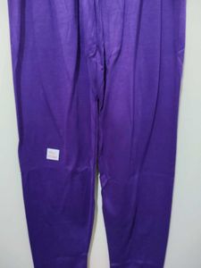 Purple Viscose Lycra Leggings