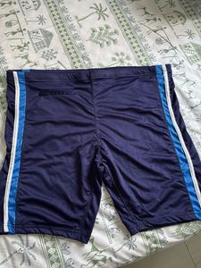 Men's Navy Blue Athletic Shorts
