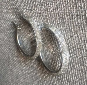 Textured Hoop Earrings