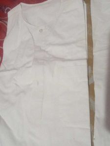 Men's White Kurta Set