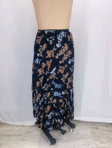 Flowy Floral Maxi Skirt