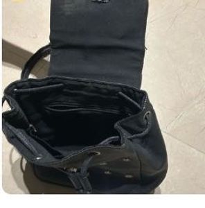 Black Studded Mini Backpack