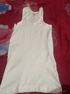 White men's baniyan