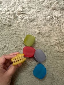 Colorful  cute Hair claw Set
