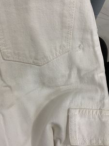 White Cargo Pants