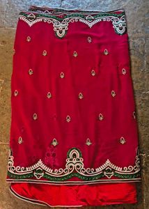 Heavy Embroidered Saree