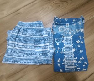 COTTON KURTA PANT DRESS