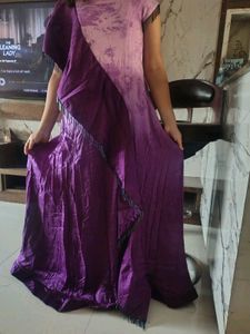 Vibrant Purple Ethnic Gown