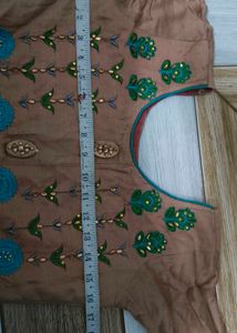 Embroidered Kurta with Dupatta
