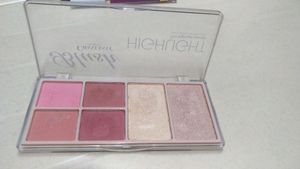 combo for neha (1) BLUSH + HIGH LIGHTER (2) LIPSTICK (3) EYE LINER