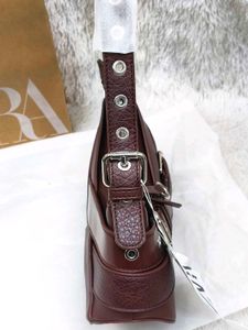Zara Burgundy Shoulder Bag