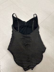 Striped One-Piece Swimsuit