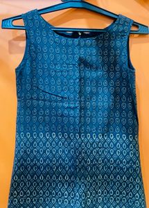 Sleeveless Knee Length Dress (Size-32)