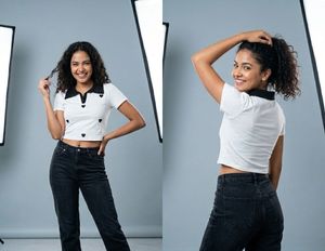Cute Heart Print Crop Top
