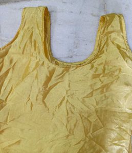 Yellow Embroidered Kurta