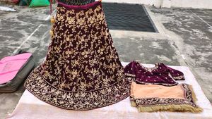 Elegant Embroidered Lehenga Choli Set