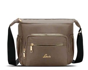 Lavie Taupe Crossbody Bag