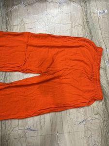 Vibrant Orange Palazzo Pants