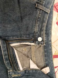 Stylish Blue Cargo Jeans