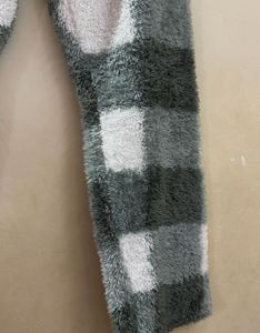 Cozy Plaid Fluffy Lounge Pants