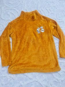 Uniqlo Fur Mock Neck Top