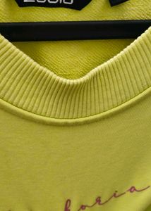 Lime Green Graphic Sweatshirt