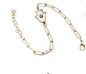 Hamsa Hand Evil Eye Bracelet