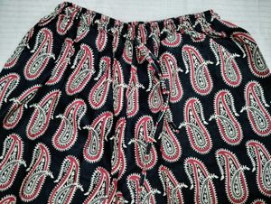 Stylish Paisley Print Palazzo Pants