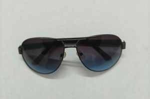Aviator Sunglasses with Blue Gradient Lenses