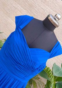 Elegant Royal Blue Maxi Dress