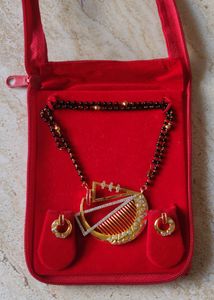 Mangalsutra With Earrings Set 😍
